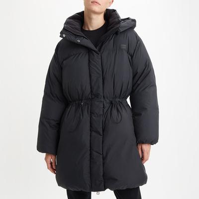 Black Bubble Puffer Jacket