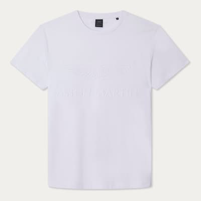 White AMR Cotton T-Shirt