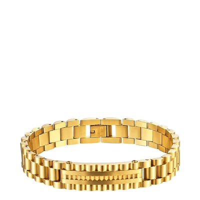 18K Gold President Link Id Bracelet