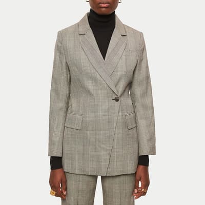 Grey Check Ryedale Wool Jacket
