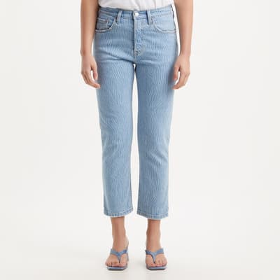 Blue 501® Cropped Stretch Jeans