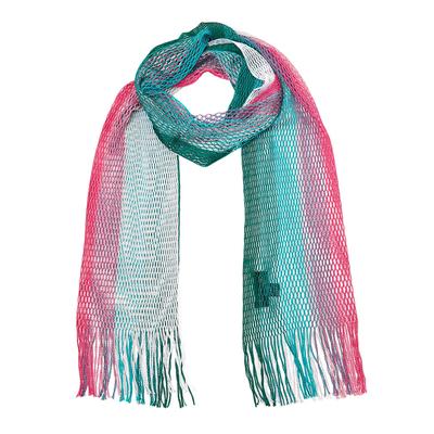 Multicoloured Vertical Striped Scarf