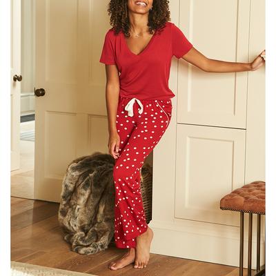 Red Super Soft Jersey Pyjama T Shirt