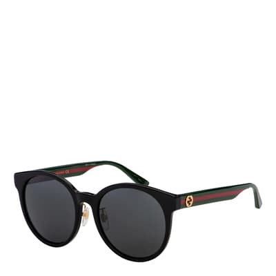 Women's Black/Green/Red Gucci Sunglasses 55mm