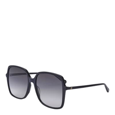 Women's Black/Grey Gradient Gucci Sunglasses 57mm