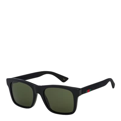Men's Black/Green Gucci Sunglasses 53mm