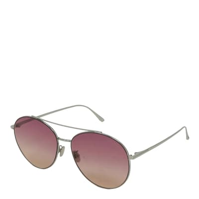 Women's Pink/Silver Cleo Tom Ford Sunglasses 61mm