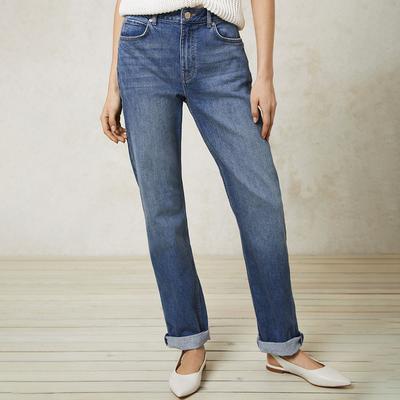Washed Indigo Dakota Boyfriend Stretch Jeans