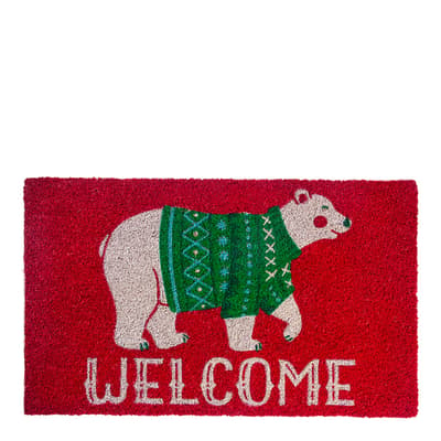 Polar Welcome Non Slip Coir Doormat