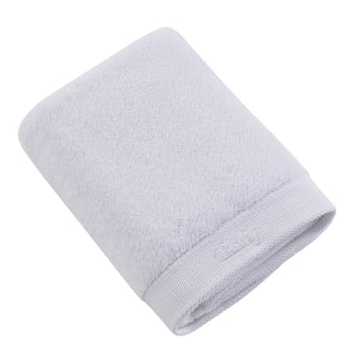 Christy Logo Bath Towel, White