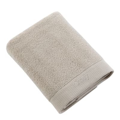 Christy Logo Bath Towel, French Grey