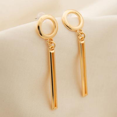 Yellow Gold Hanging Earrings