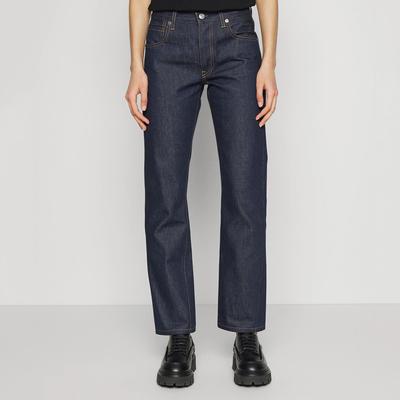 Indigo Olivia Straight Leg Cotton Jeans