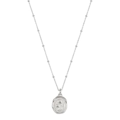 Sterling Silver Engravable Mother & Child Talisman Necklace