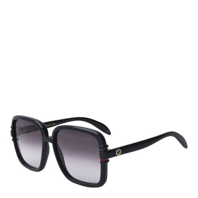 Women's Black/Gold Gucci Sunglasses 59mm