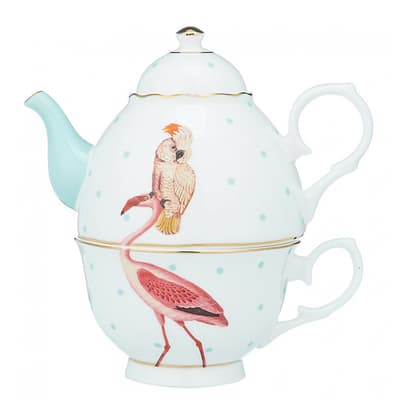 Tea for One Flamingo