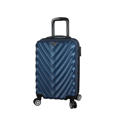 Cabin Dark Blue Directional Lined Suitcase