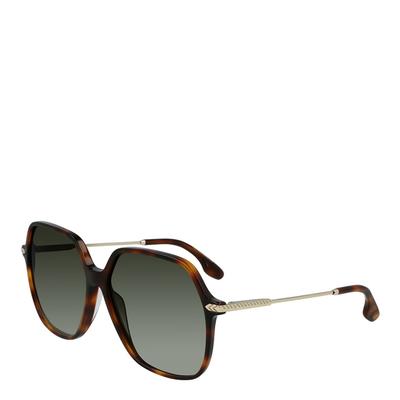 Women's Brown Havana/Grey Victoria Beckham 60mm