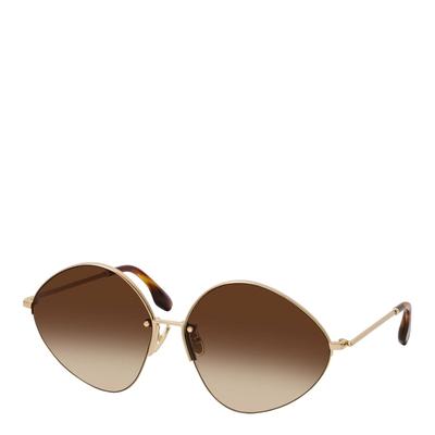 Women's Gold Victoria Beckham Sunglasses 59mm