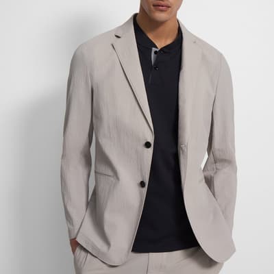 Taupe Clinton Single Breasted Blazer