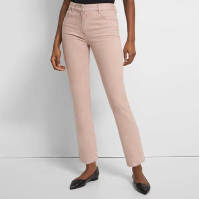 Pale Pink Trecca Stretch Slim Jeans