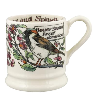 Spindle & House Sparrow 1/2 Pint Mug