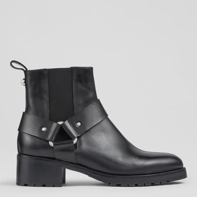 Black Rue Ankle Boots