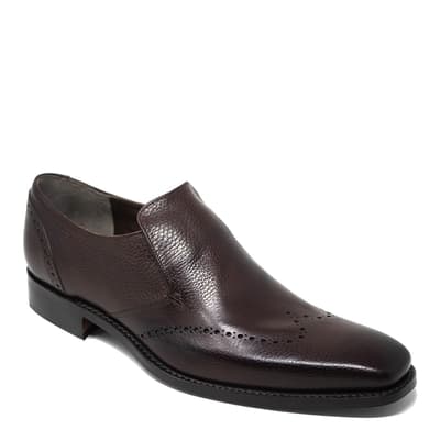 Brown Waxy Bourne Shoes