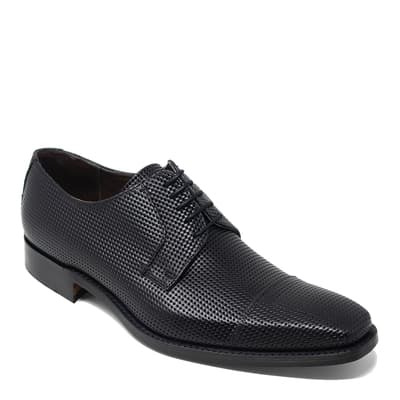 Black Powell Perforated Shoes