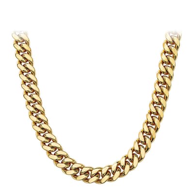 18K Gold Chain Link Necklace