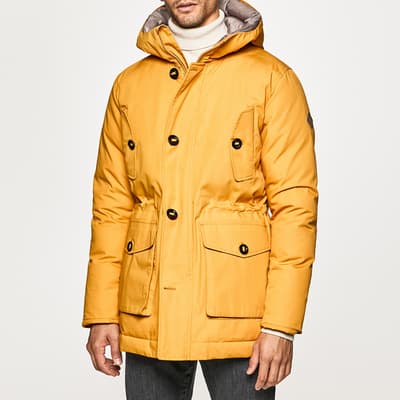 Yellow Hooded Park Coat