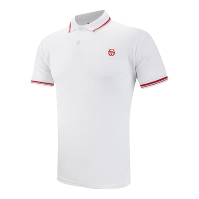 White/Red Stripe Iconic Polo Shirt
