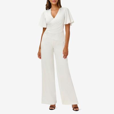 Ivory Satin Jumpsuit