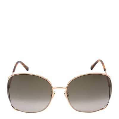 Women's Gold Tinka Jimmy Choo Sunglasses 61mm