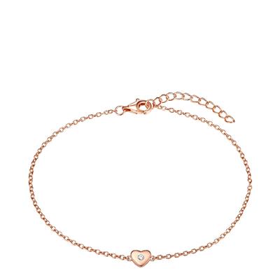 Rose Gold Small Heart Bracelet