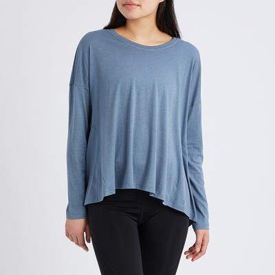 Steel Blue Easy Peazy Pima Top