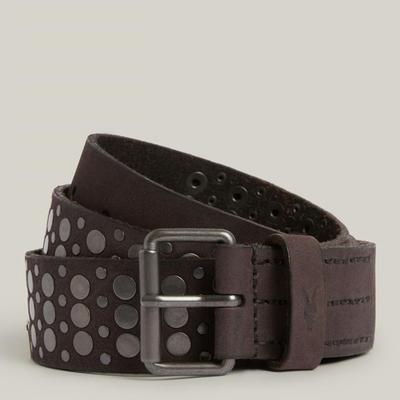 Black Dark Gunmetal Heath Belt