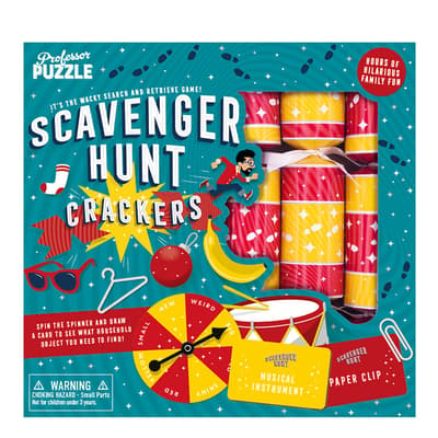 Set of 6 Scavenger Hunt Crackers