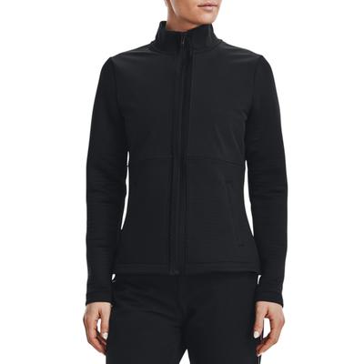 Black Daytona Full Zip Stretch Golf Jacket