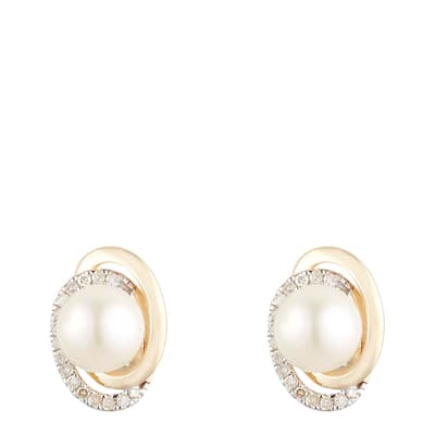 Gold 'Kochani' Pearl Earrings