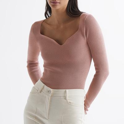 Blush Emine Ribbed Top