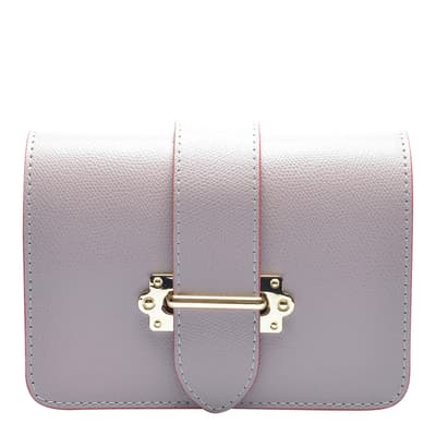 Pink Italian Leather Waist Bag