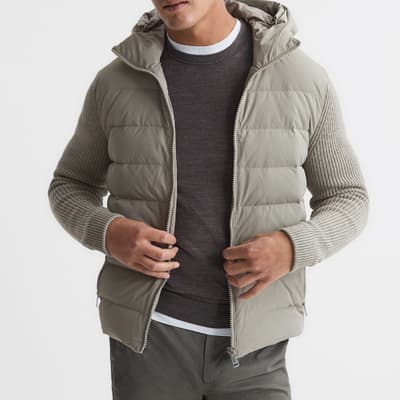 Grey Murphy Hybrid Cotton Blend Jacket