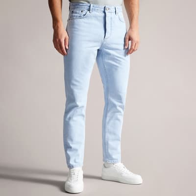 Light Blue Peribar Mib Slim Fit Jeans