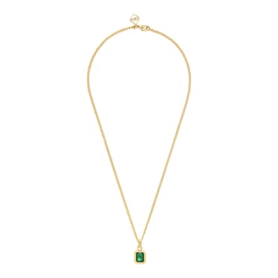 18K Gold Emerald Magic Necklace