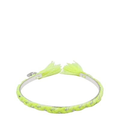 Silver Plated Neon Yellow FriendCHIC Bracelet