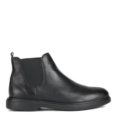 Black Ottavio Leather Ankle Boots
