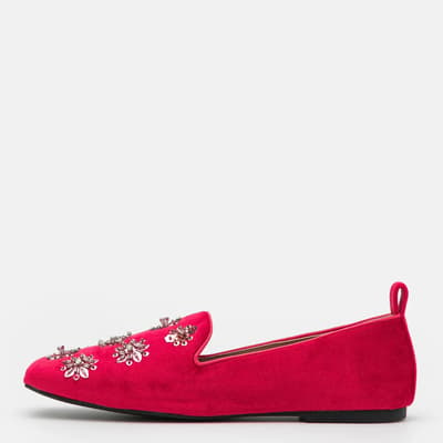 Pink Hall Flat Shoes