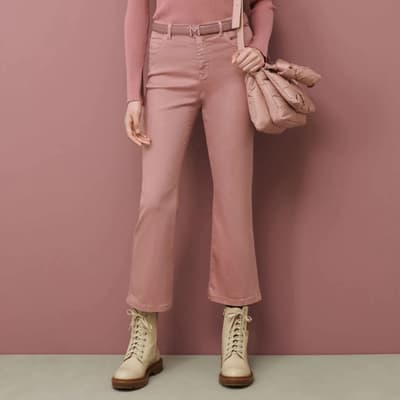 Pink Terme Cotton Blend Trouser
