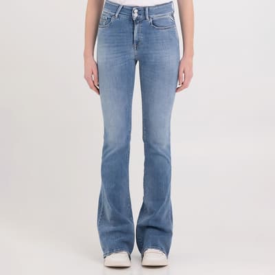 Blue New Luz Bootcut Flare Stretch Jeans